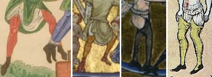 Chausses 12e/13e - sources iconographiques